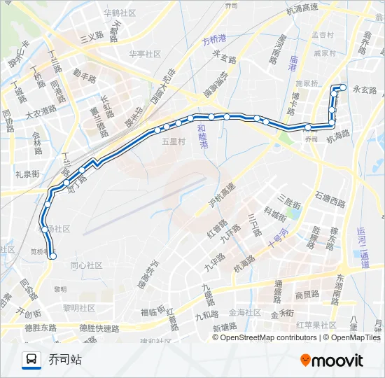 398路 Bus Line Map