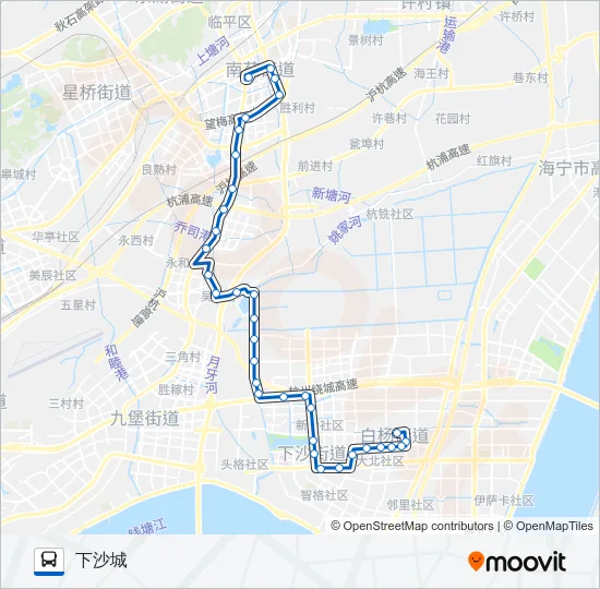 399路 Bus Line Map