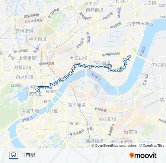 401路 Bus Line Map
