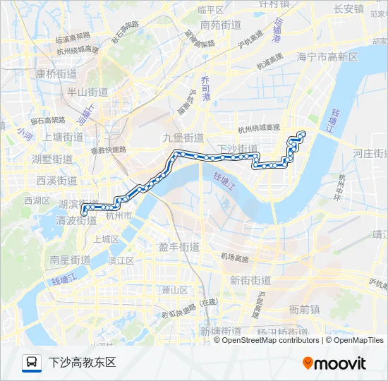 401路 Bus Line Map