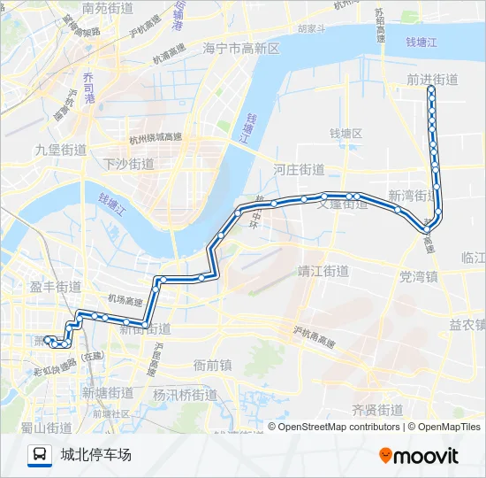 411路 Bus Line Map