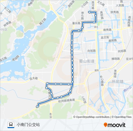 bus415路的线路图