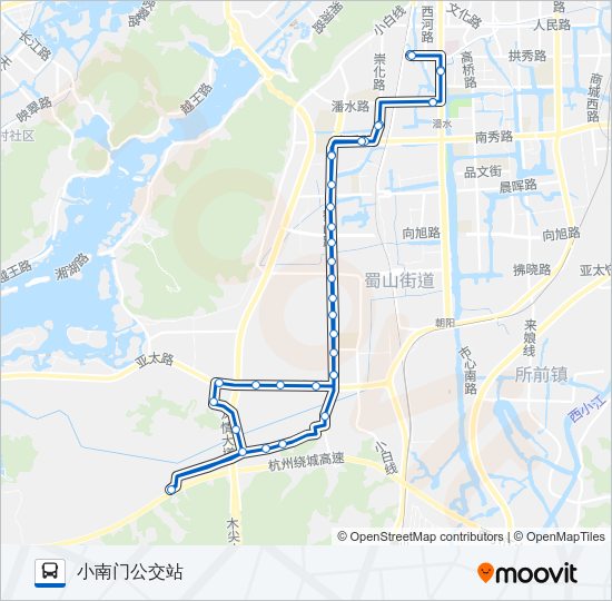 公交415路的线路图
