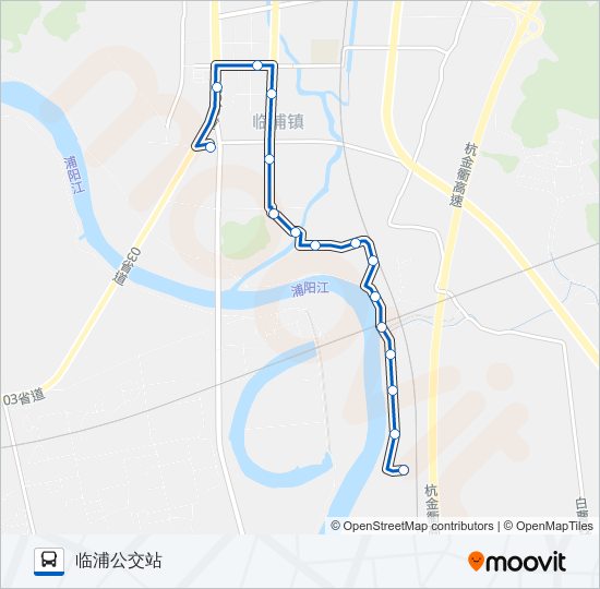 公交418路的线路图