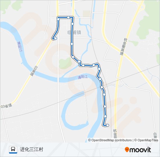 公交418路的线路图