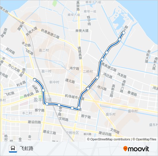 公交419路的线路图