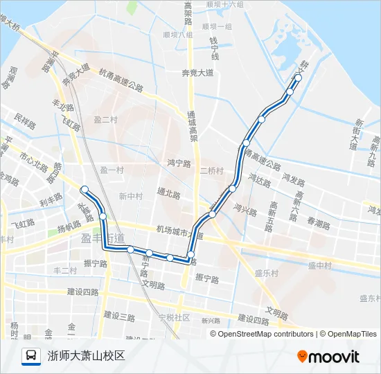 419路 Bus Line Map