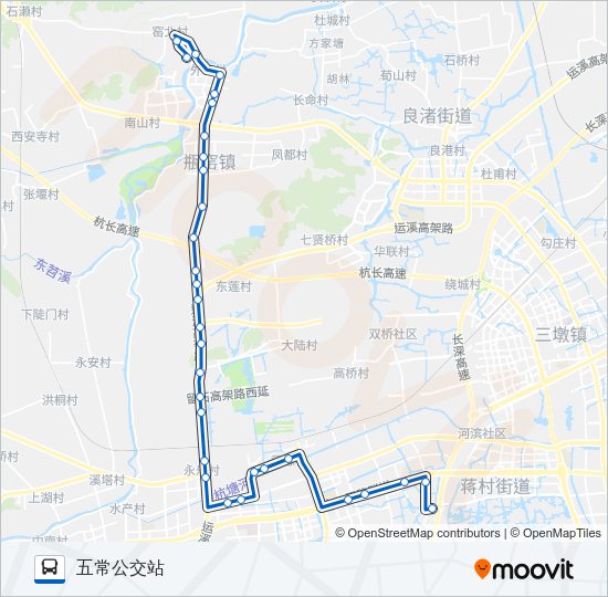 公交450路的线路图