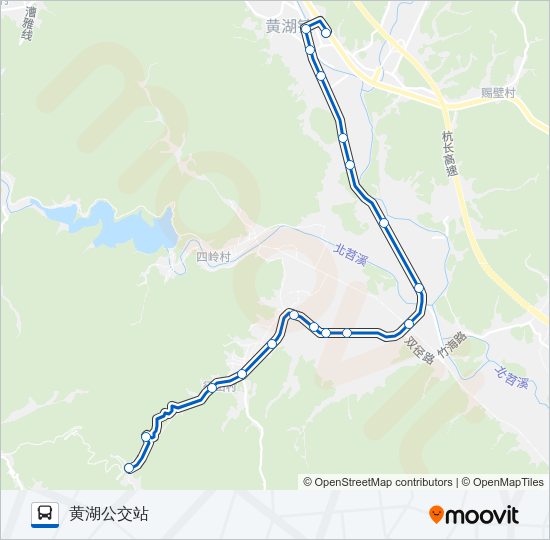 公交452路的线路图