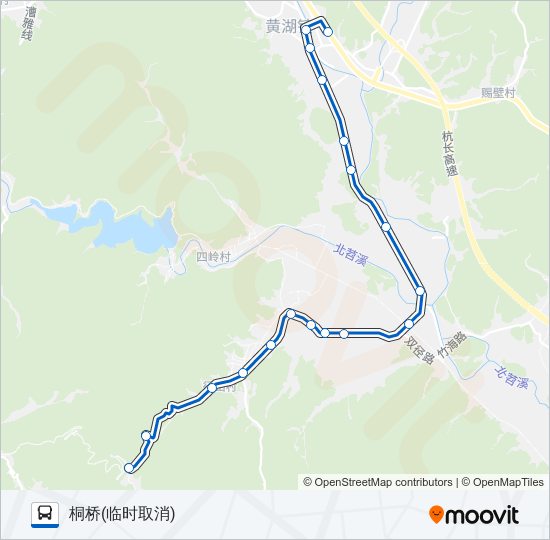 452路 bus Line Map