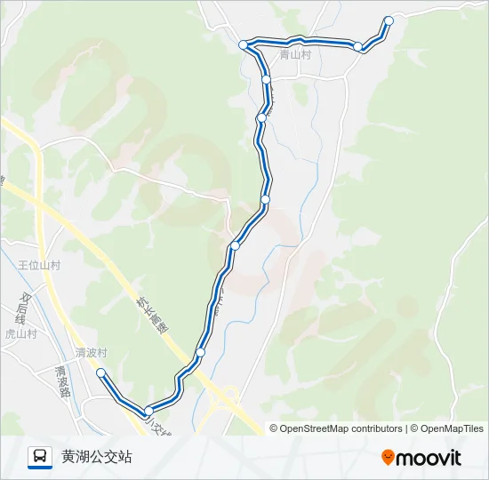 453路 Bus Line Map