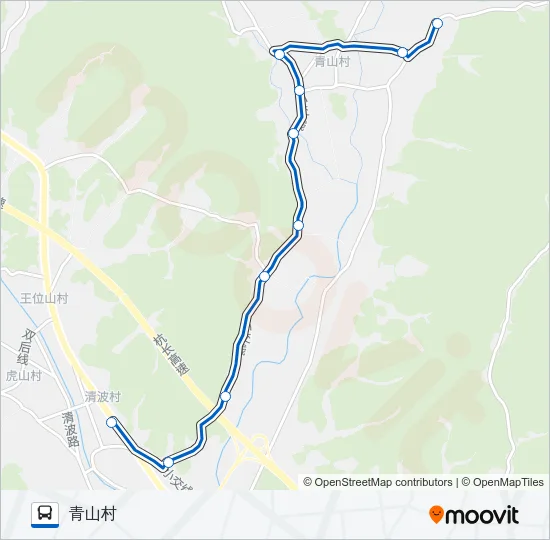 453路 Bus Line Map