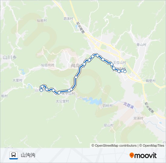 454路 bus Line Map