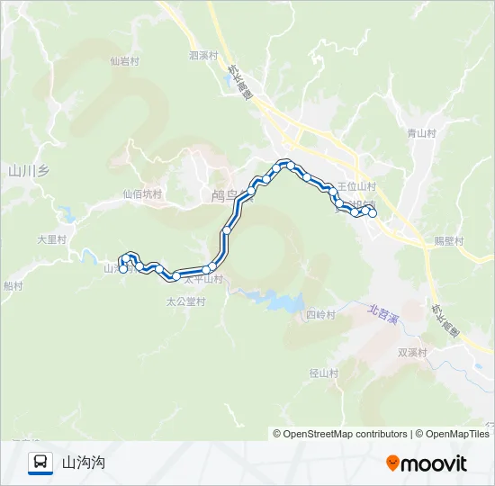 454路 Bus Line Map