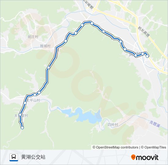 公交455路的线路图