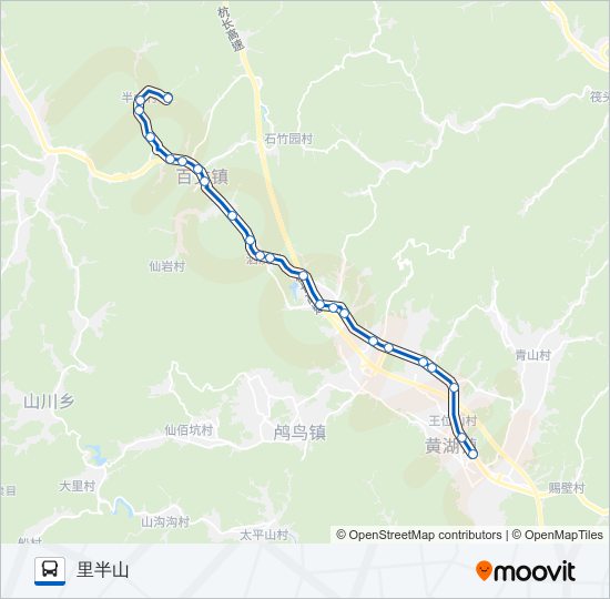 457路 bus Line Map