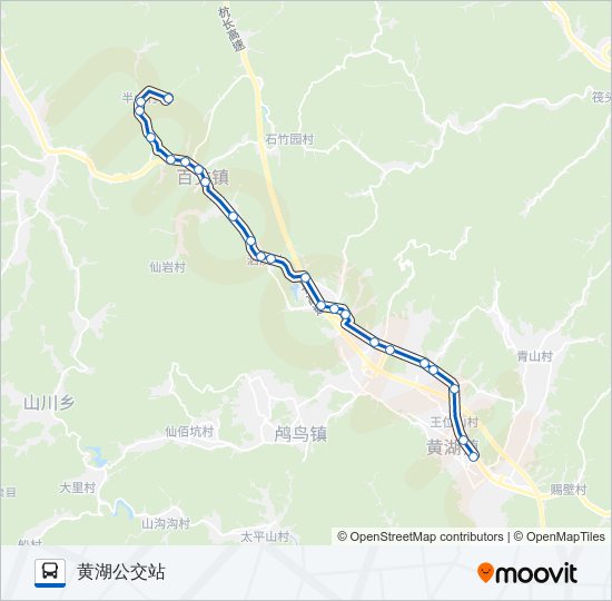 457路 bus Line Map