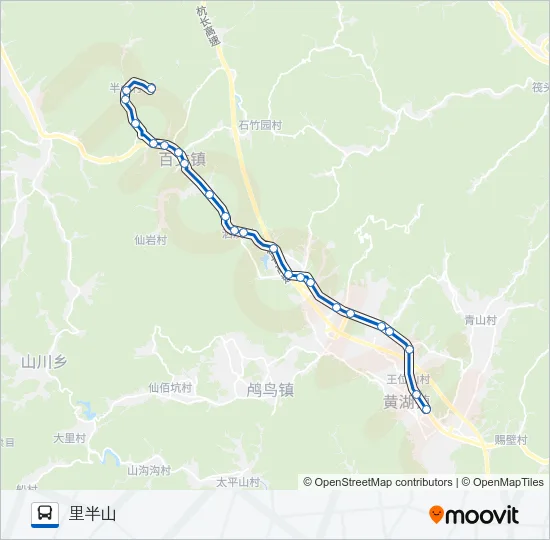 457路 Bus Line Map