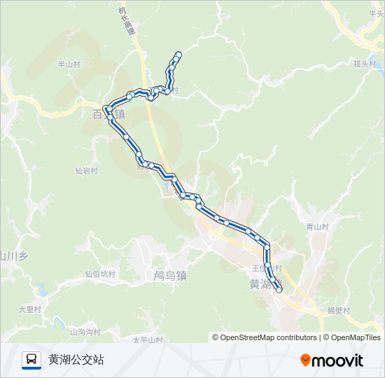 公交458路的线路图