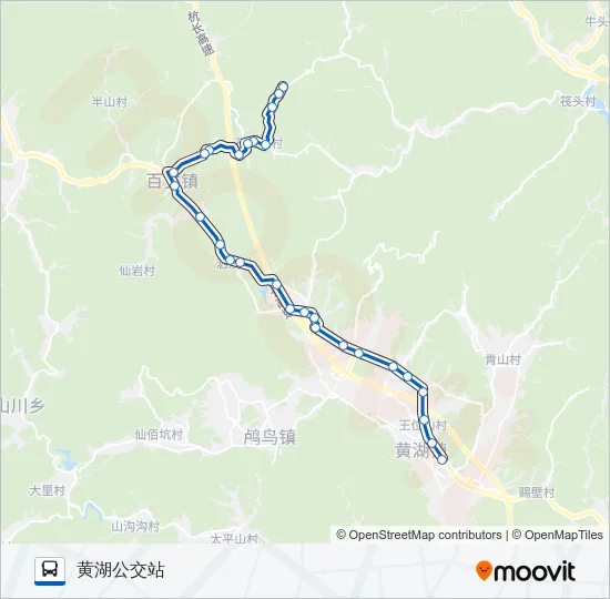 公交458路的线路图