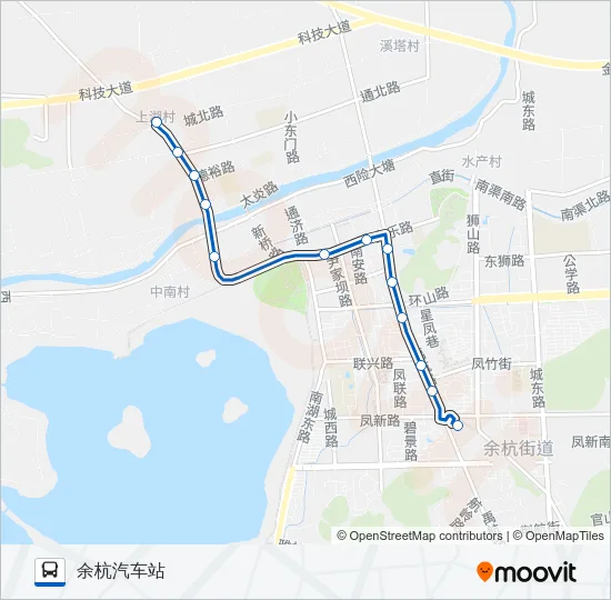 公交462路的线路图