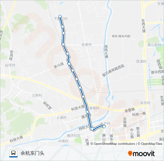 464路 Bus Line Map
