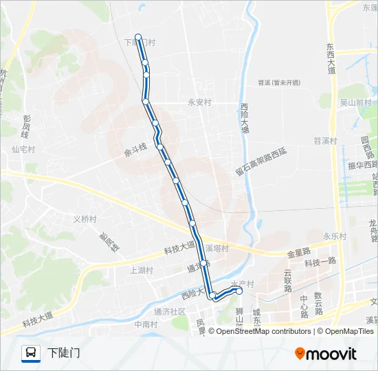 464路 Bus Line Map