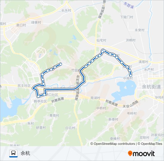 465路 bus Line Map