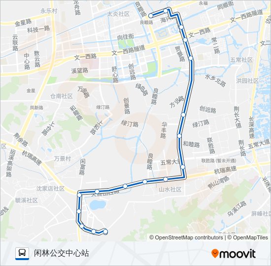 公交467路的线路图