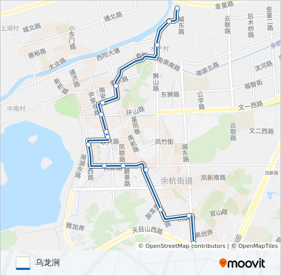 公交469路的线路图