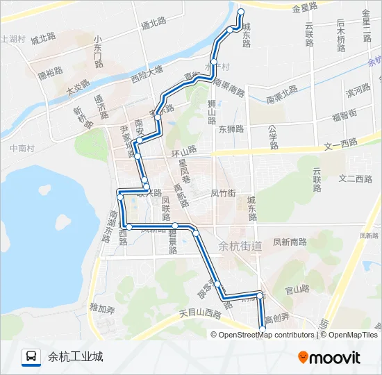 公交469路的线路图