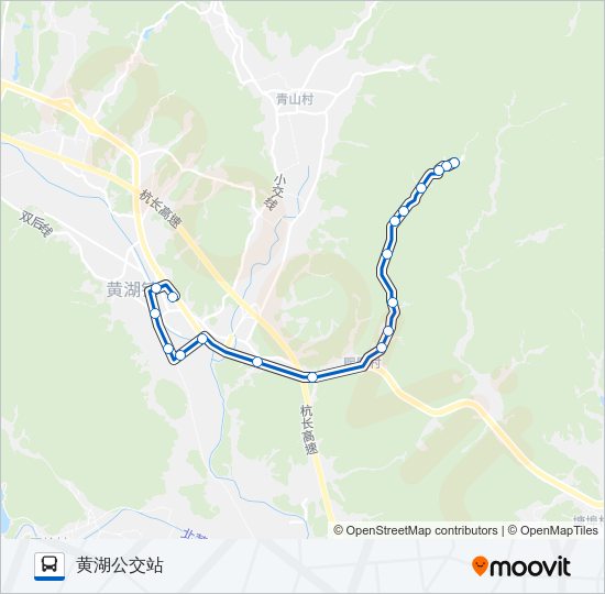 公交470路的线路图