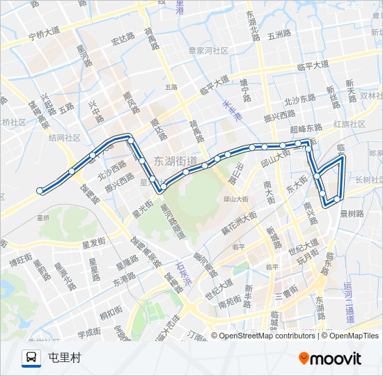 公交473路的线路图