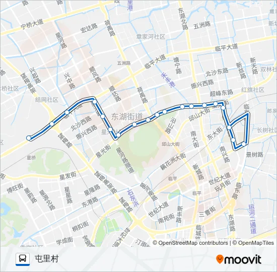 公交473路的线路图