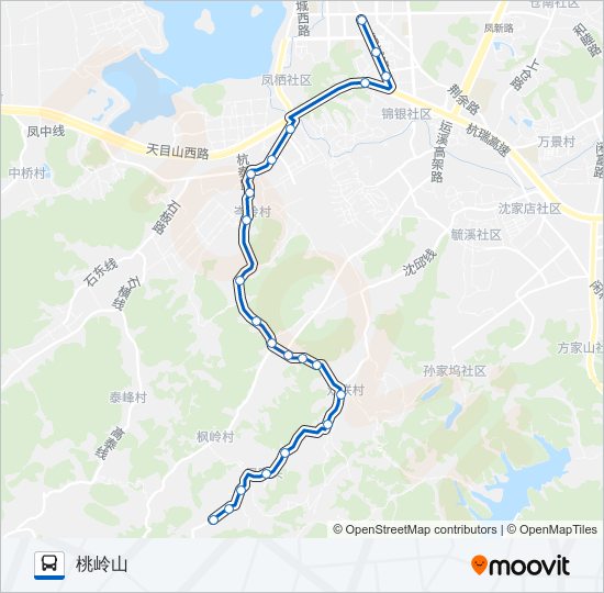 474B bus Line Map