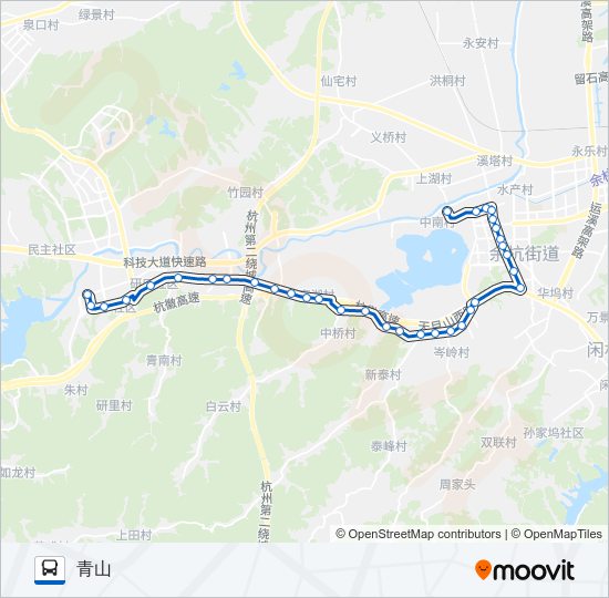 公交475路的线路图