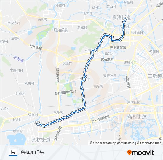 公交477路的线路图