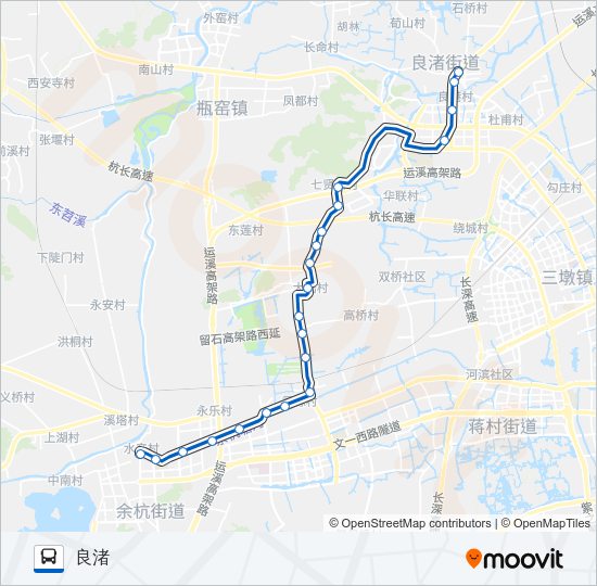 公交477路的线路图