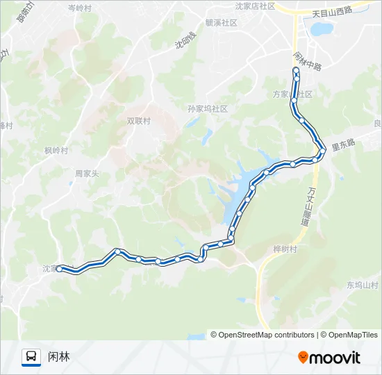 公交482路的线路图