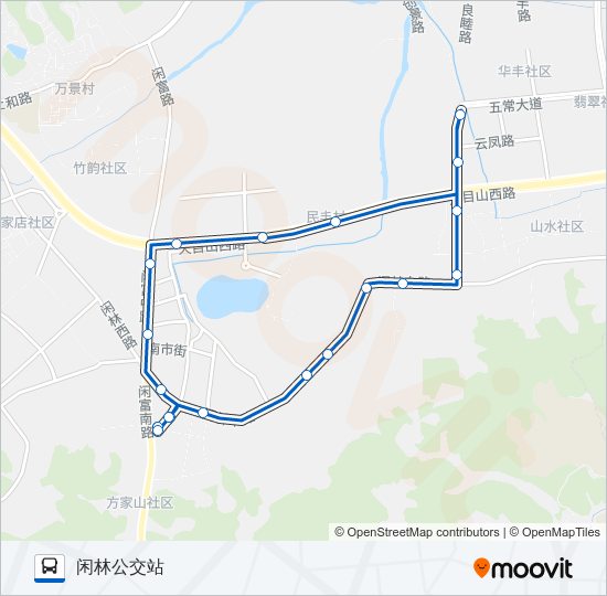 公交484路的线路图