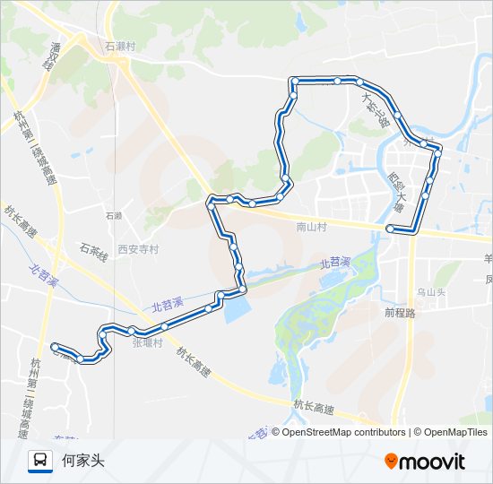 485路 bus Line Map