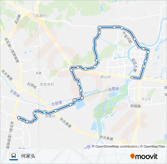485路 Bus Line Map