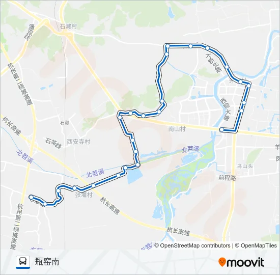 485路 Bus Line Map