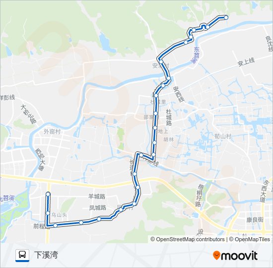 公交486路的线路图