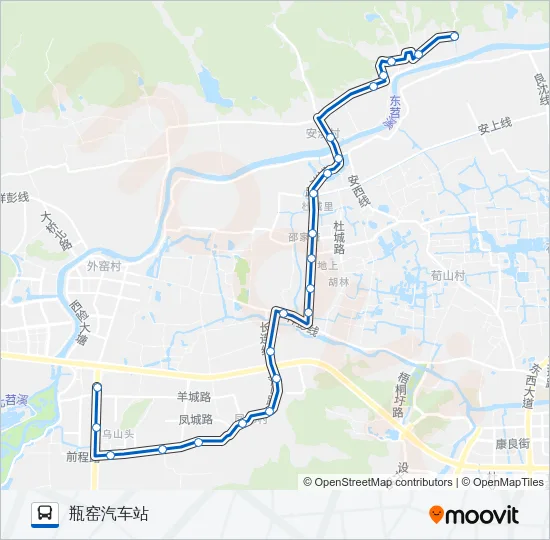 486路 Bus Line Map