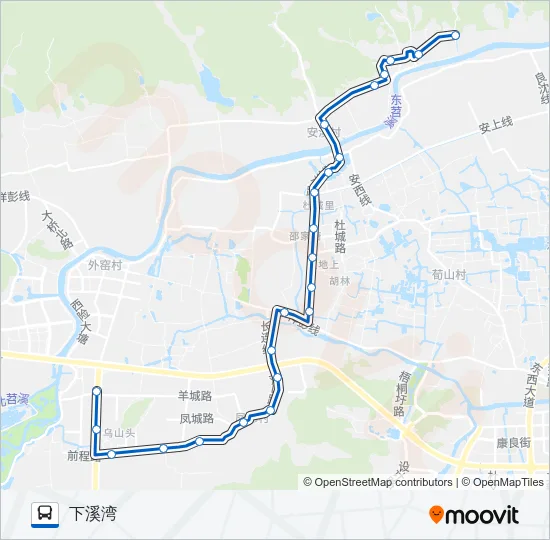486路 Bus Line Map