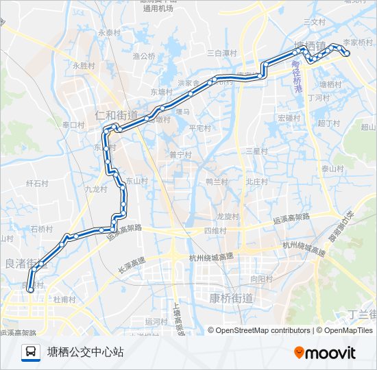 487路 bus Line Map