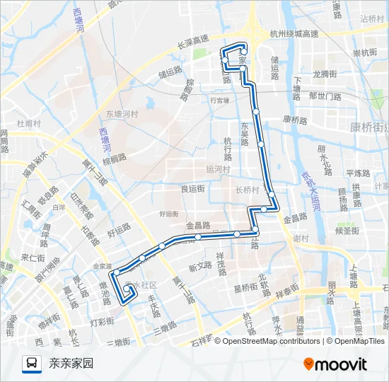 公交488路的线路图