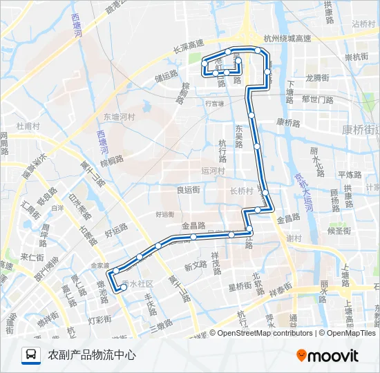 公交488路的线路图