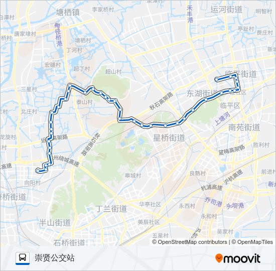 490路 bus Line Map
